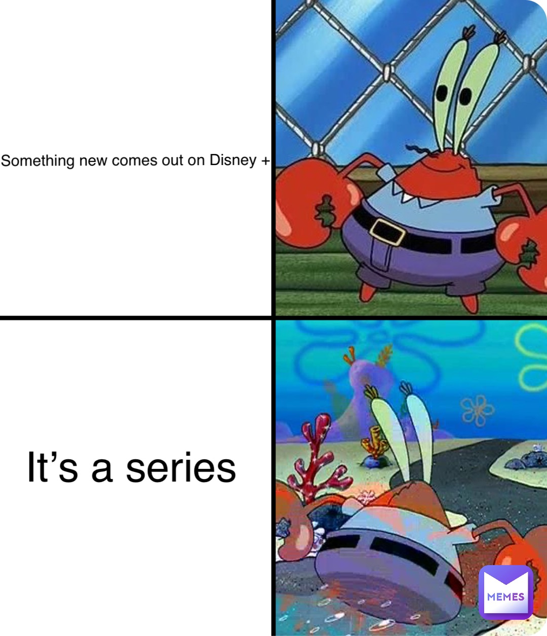 Something new comes out on Disney + It’s a series