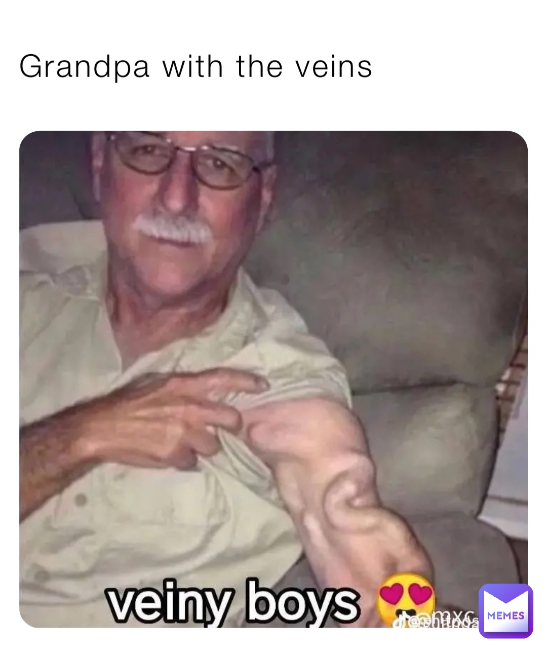 Grandpa with the veins