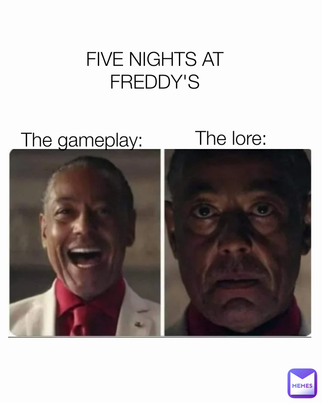 The lore:  The gameplay:  FIVE NIGHTS AT FREDDY'S