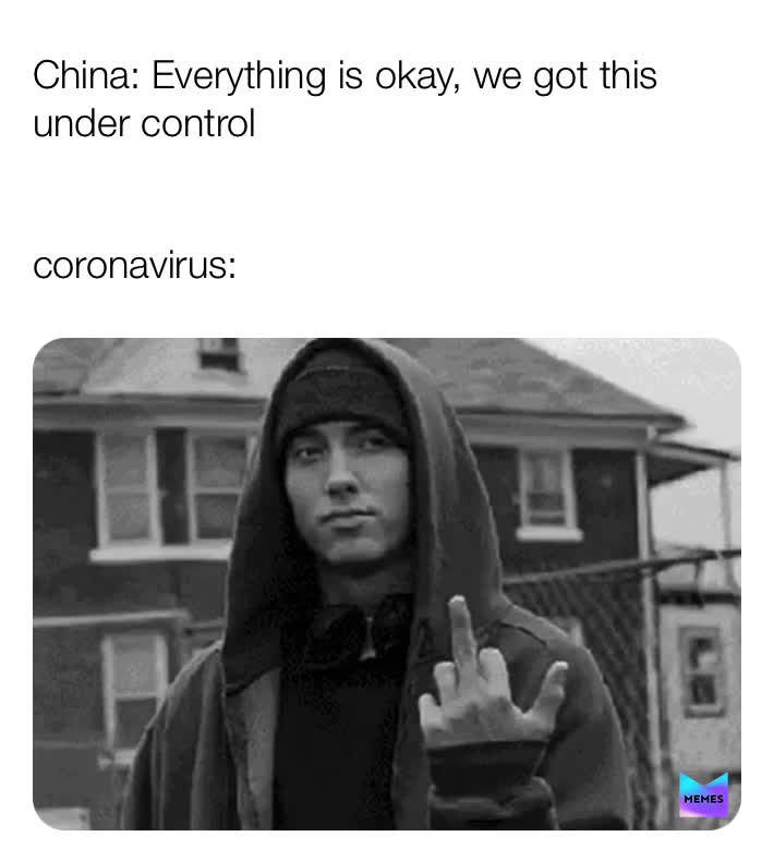 Well...no #eminem #china #corona #coronavirus