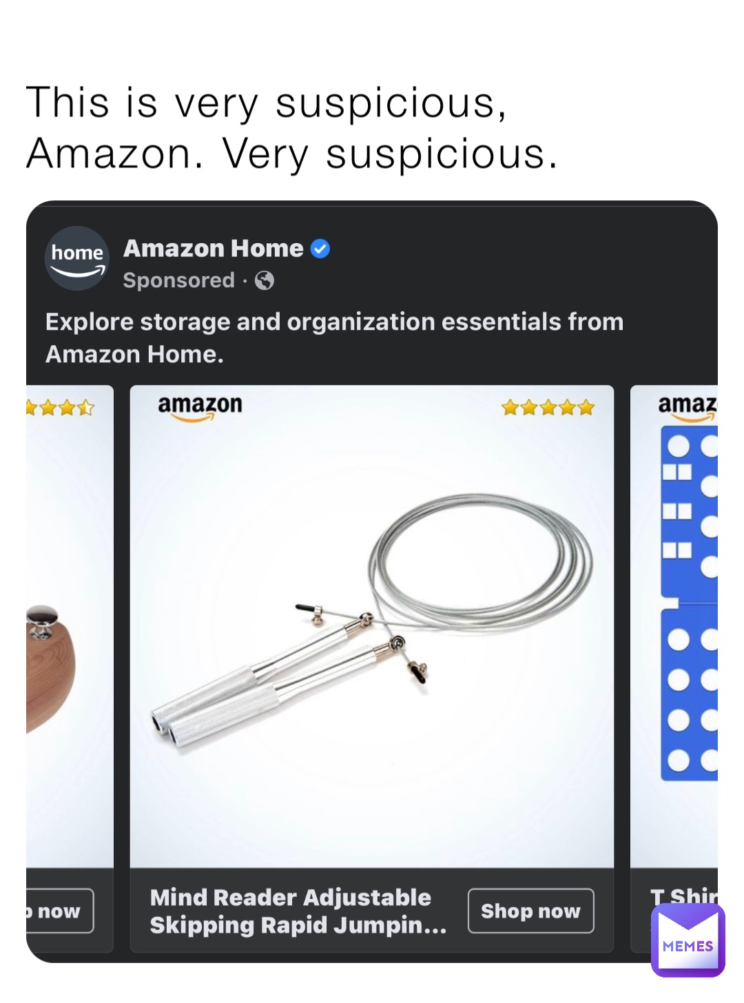 This is very suspicious, Amazon. Very suspicious