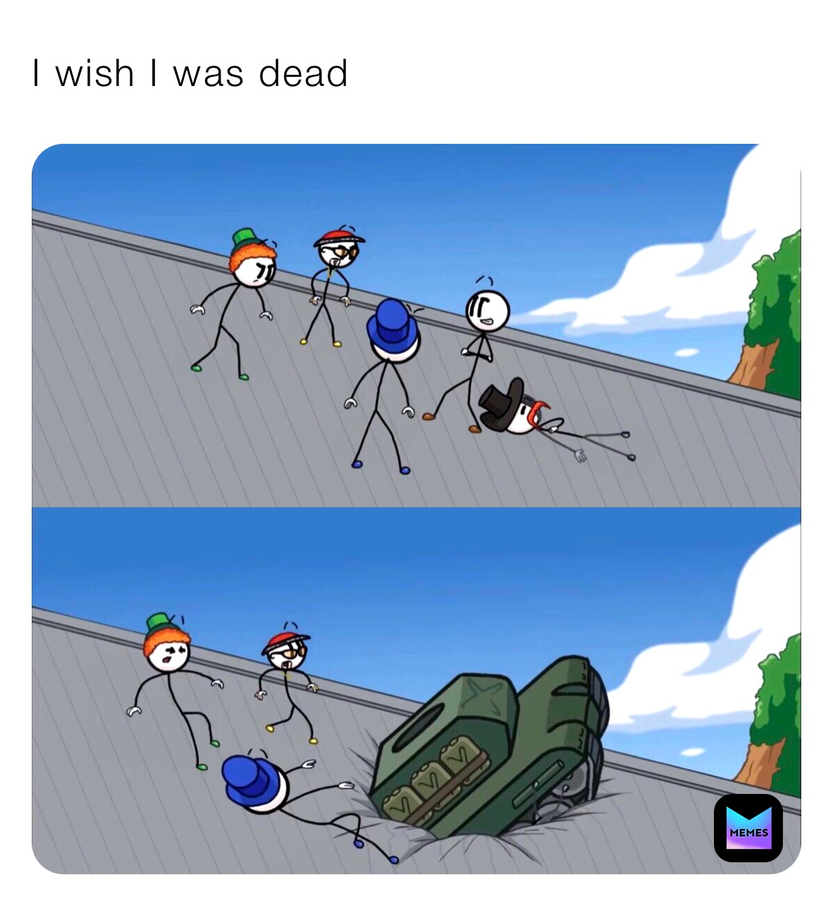 I wish I was dead 