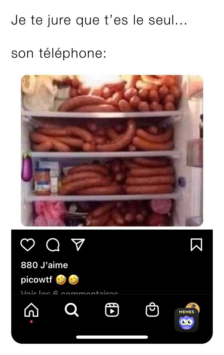 Je te jure que t’es le seul...

son téléphone: