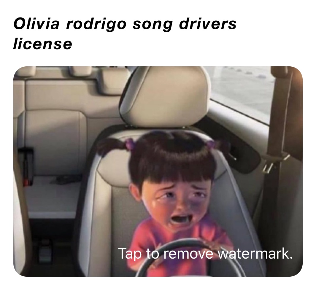 Olivia rodrigo song drivers license 