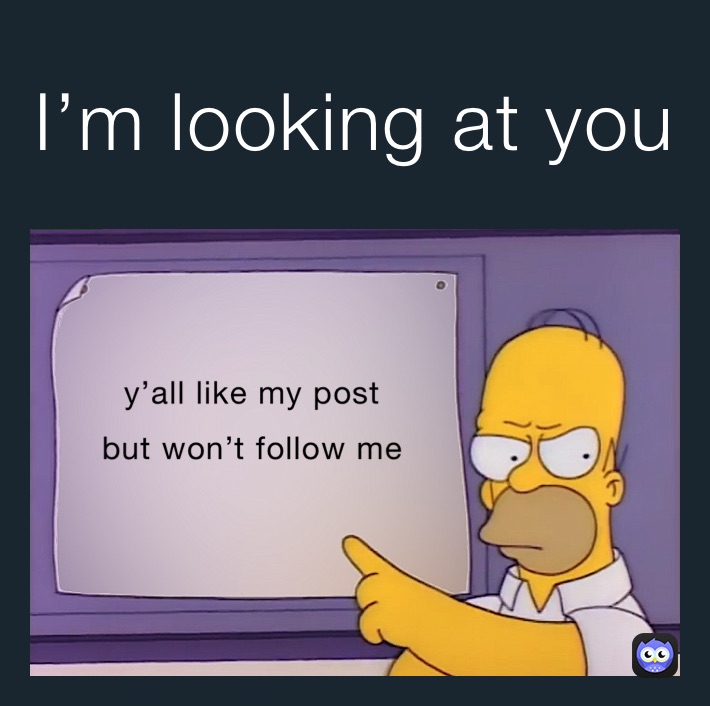 I’m looking at you