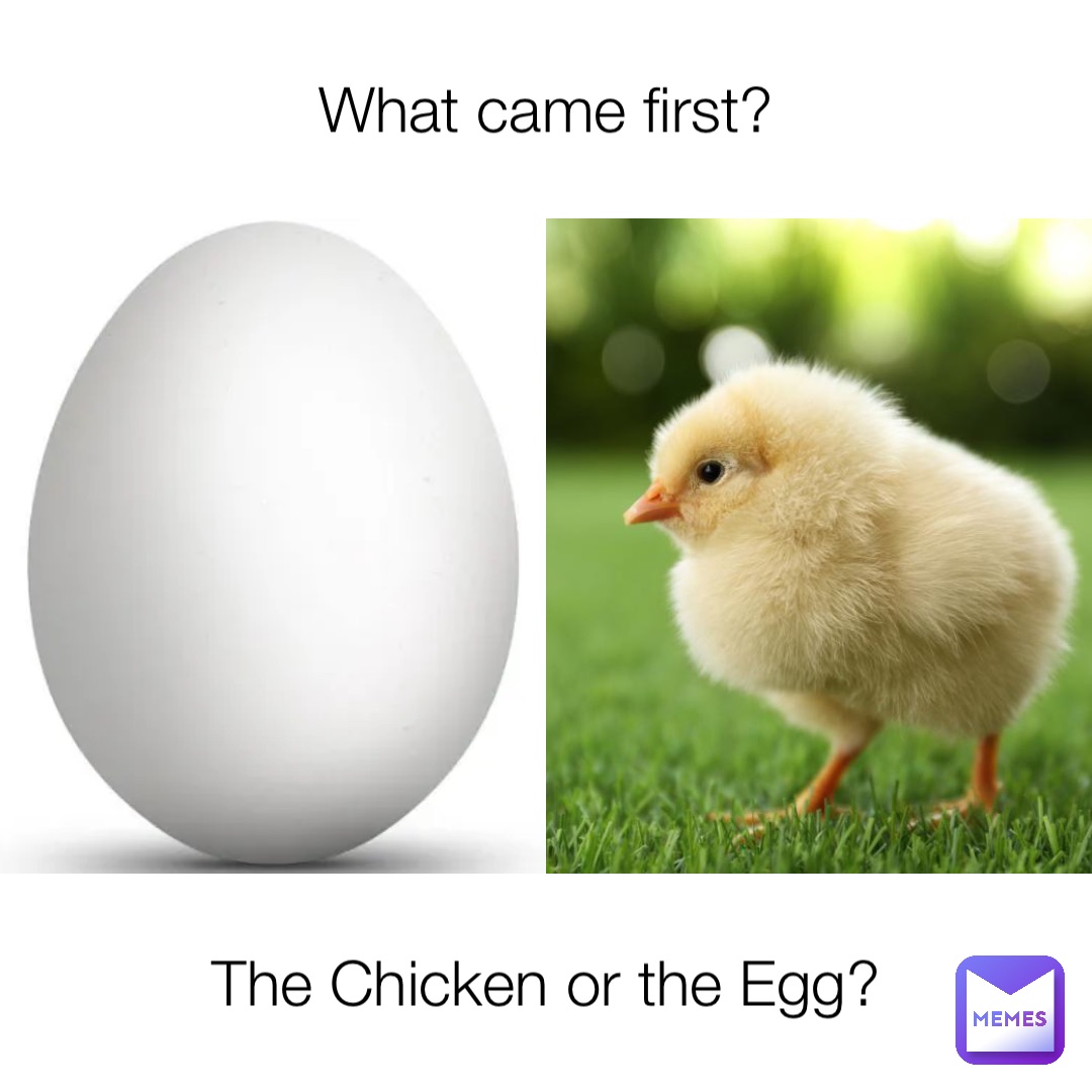 What came first? The Chicken or the Egg?