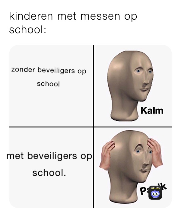 kinderen met messen op school: