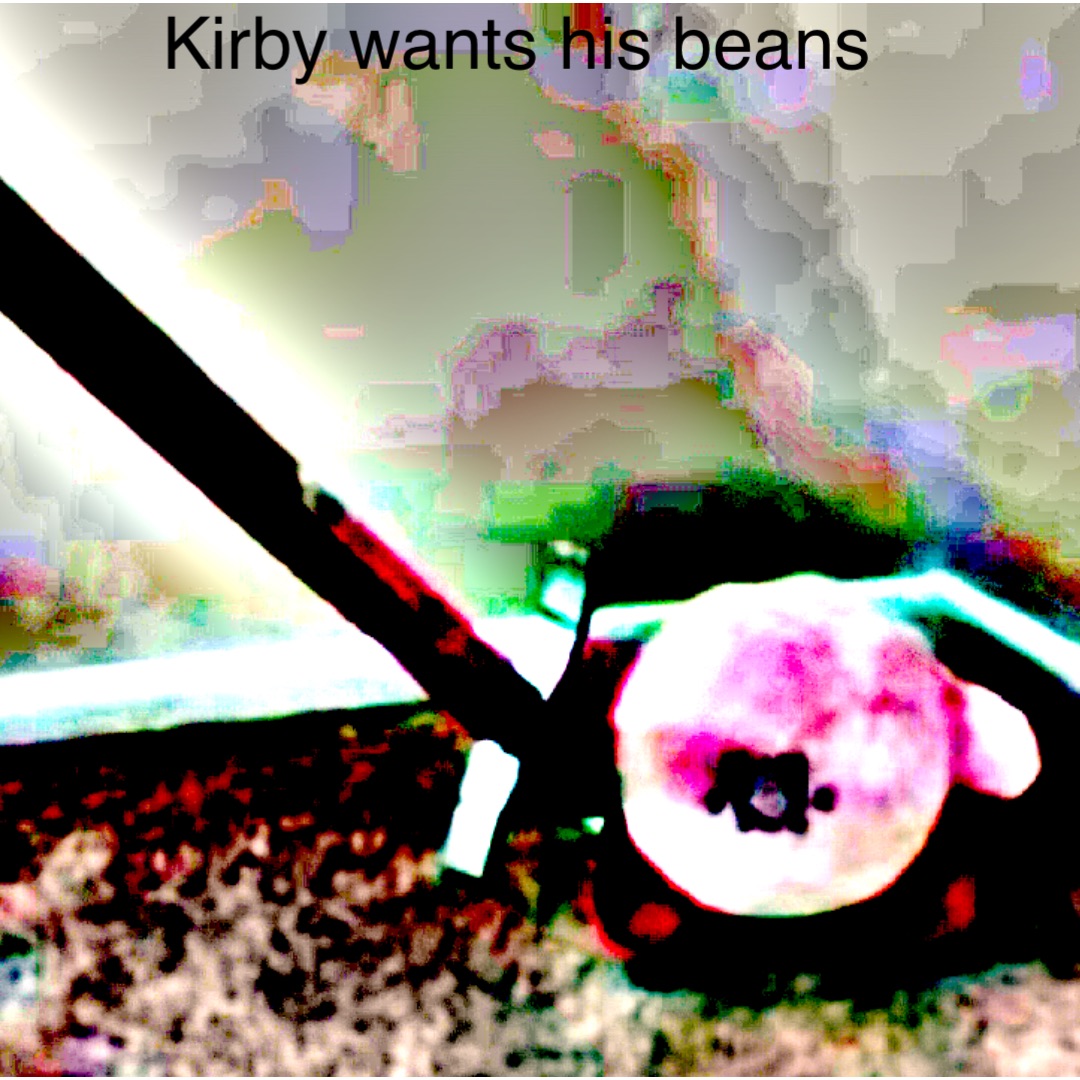 Double tap to edit Kirby wants his beans