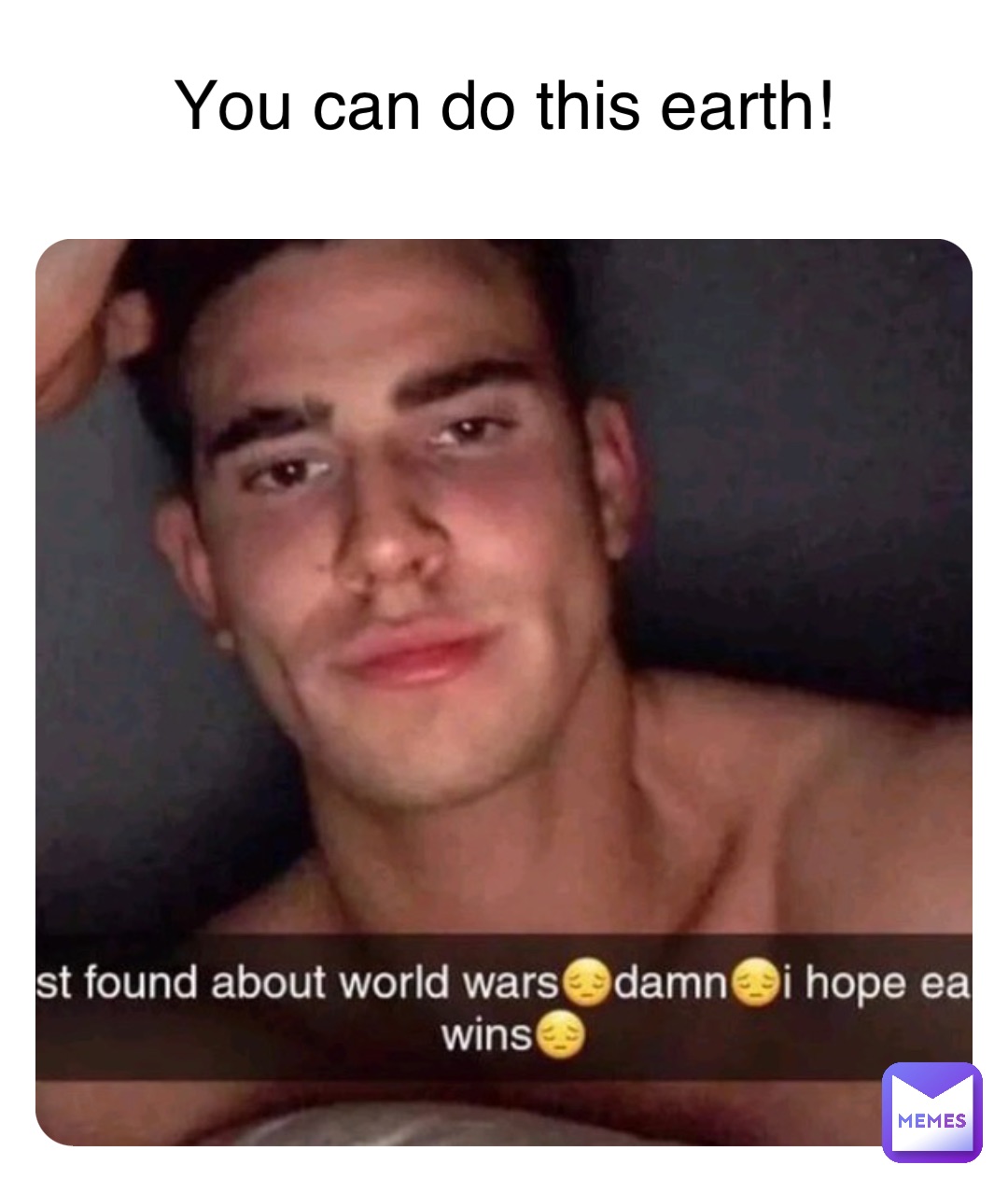 Double tap to edit You can do this earth!