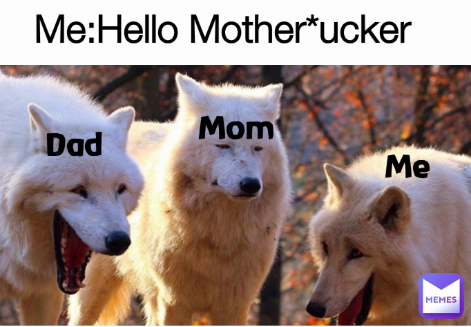 Dad Me Me:Hello Mother*ucker Mom
