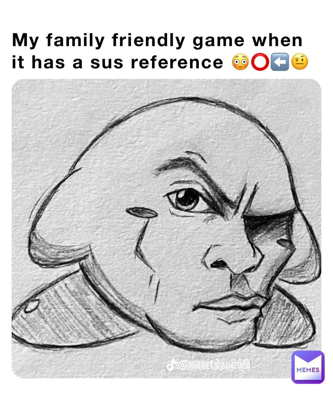 My family friendly game when it has a sus reference 😳⭕️⬅️🤨