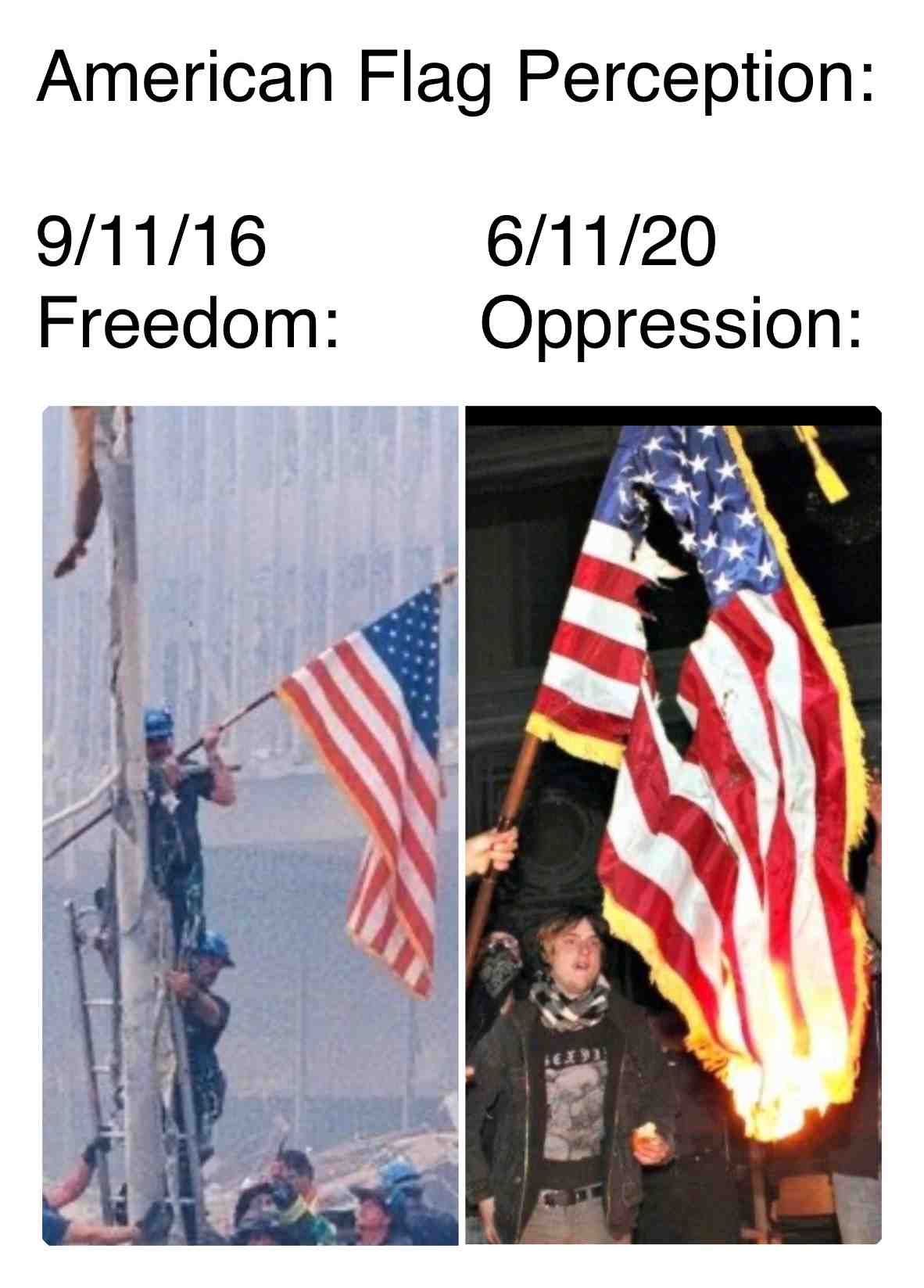 Are Americans free or oppressed? I can’t keep up. #memeoftheday #meme #confused #wtfnation