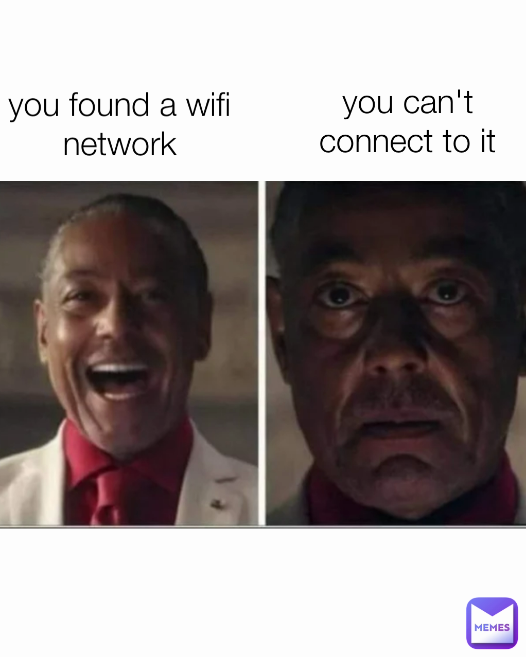 you found a wifi network you can't connect to it