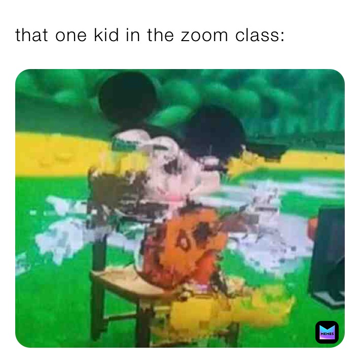 that one kid in the zoom class: