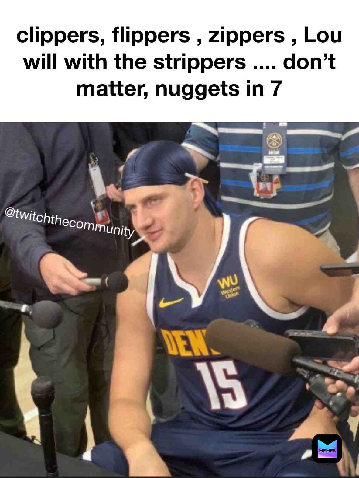 #nba #nuggets #denvernuggets #joker #nbamemes #nba2k #funny #funnymeme