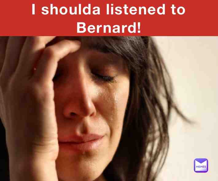 Meme shared by @AgentB