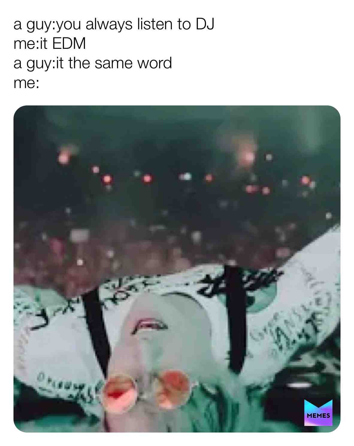 Bruh DJ and EDM are not the same word  #EDM  #edm  #DJ  #dj  #music  #ghastly