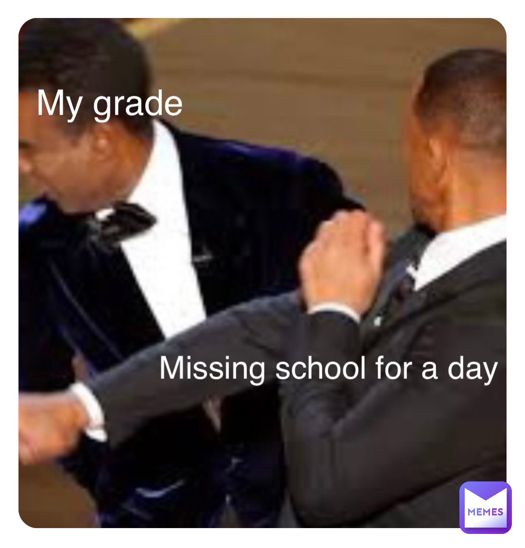 Double tap to edit My grade Missing school for a day