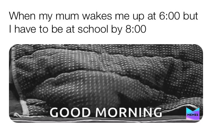 Al the time #we wanna wake up at7:30
