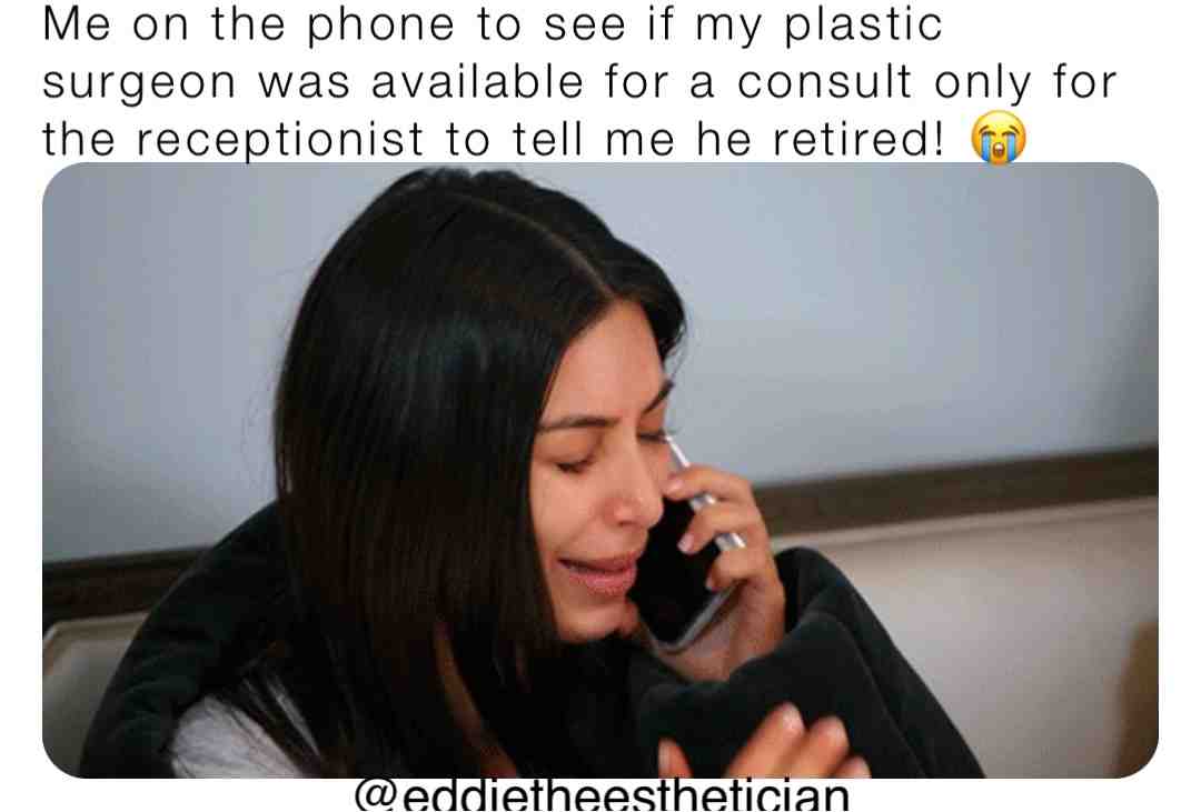 I’m devastated!