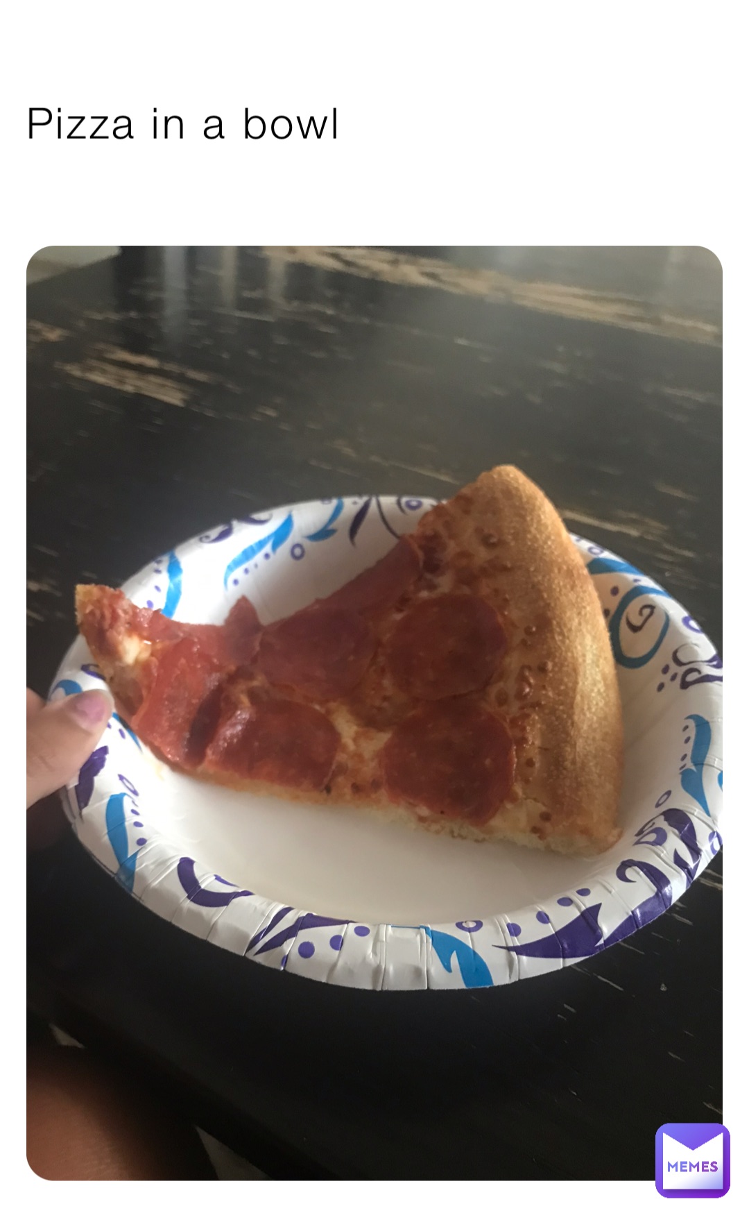 Pizza in a bowl