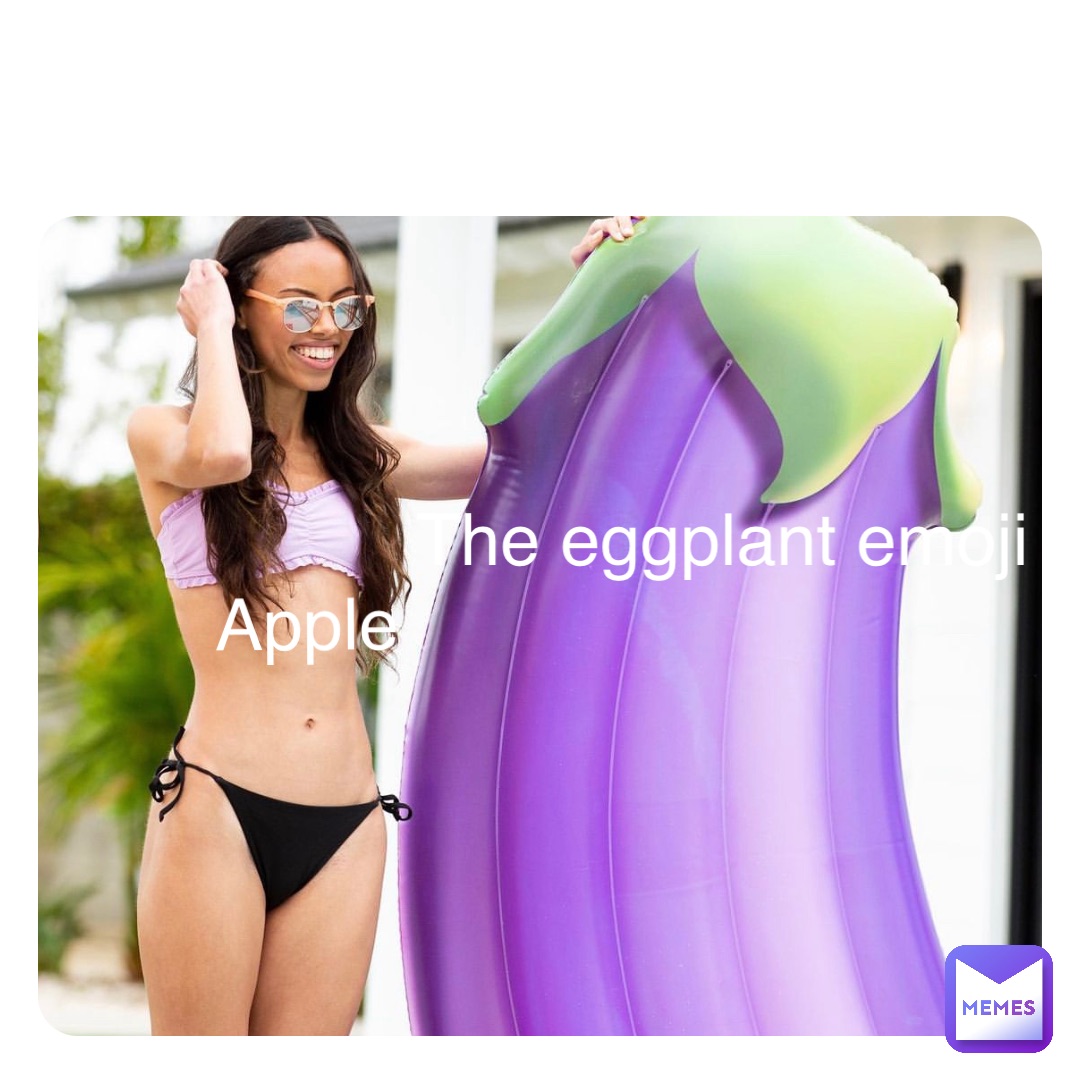 Double tap to edit Apple The eggplant emoji