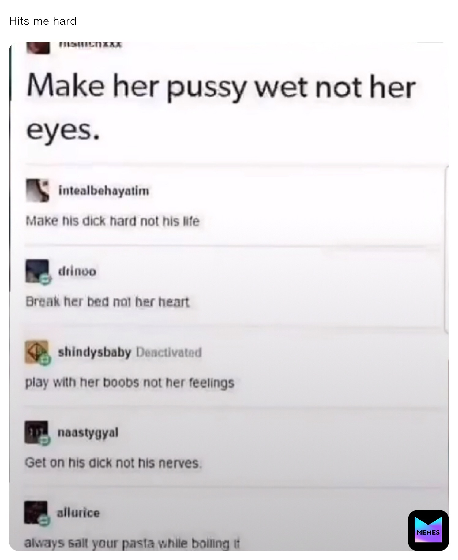 Hits me hard