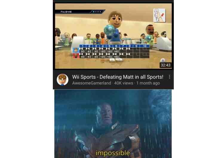 #wiisports  #thanos  #anvengersendgame