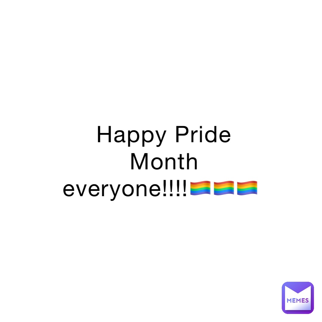 Happy Pride Month everyone!!!!🏳️‍🌈🏳️‍🌈🏳️‍🌈
