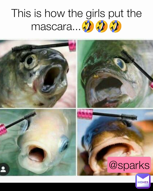 This is how the girls put the mascara...🤣🤣🤣 @sparks