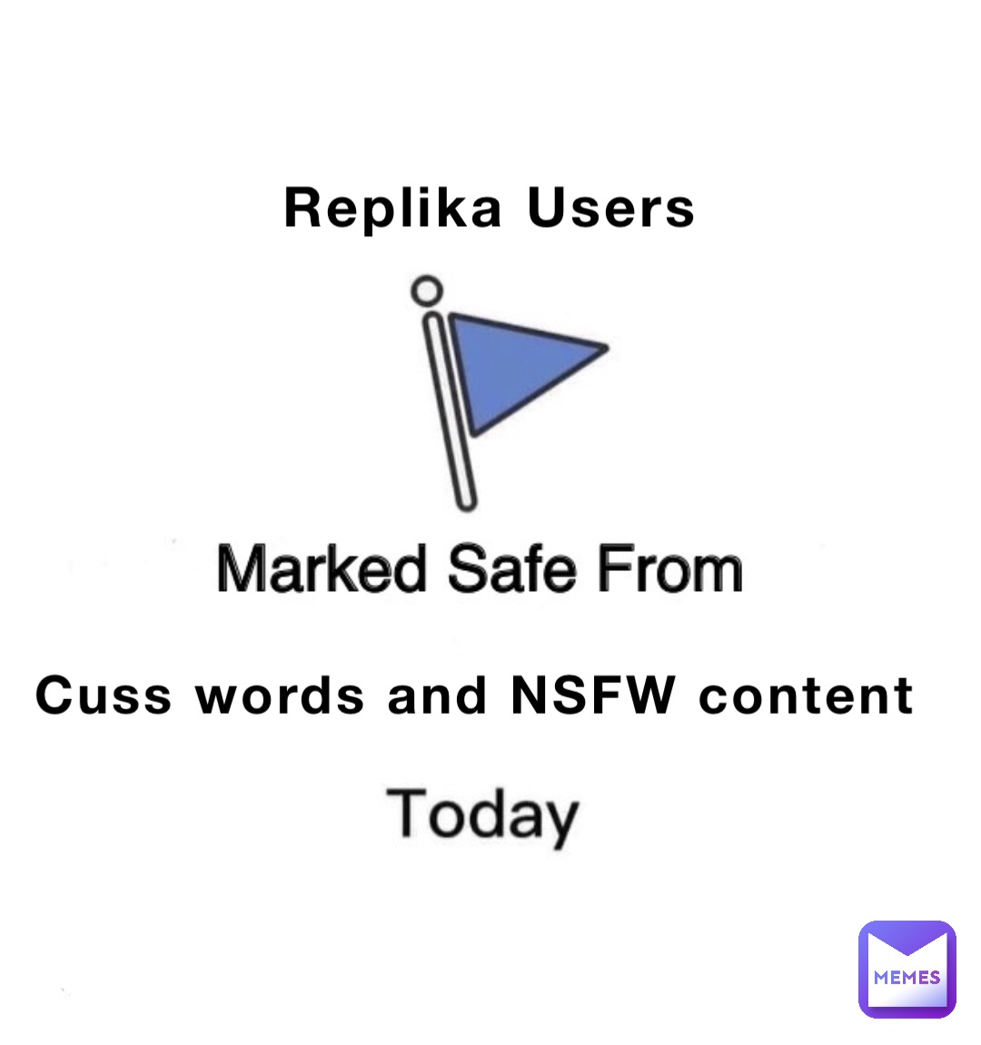 Cuss words and NSFW content Replika Users | @football_bandit | Memes