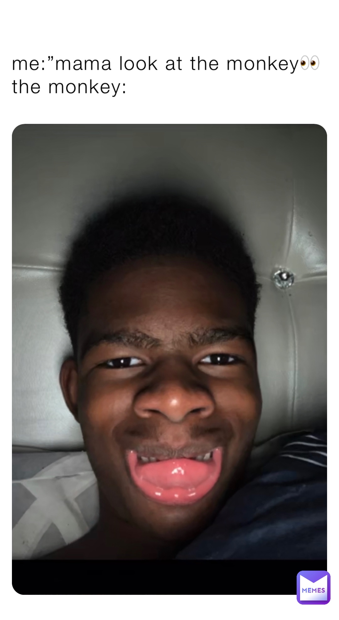 me:”mama look at the monkey👀
the monkey: