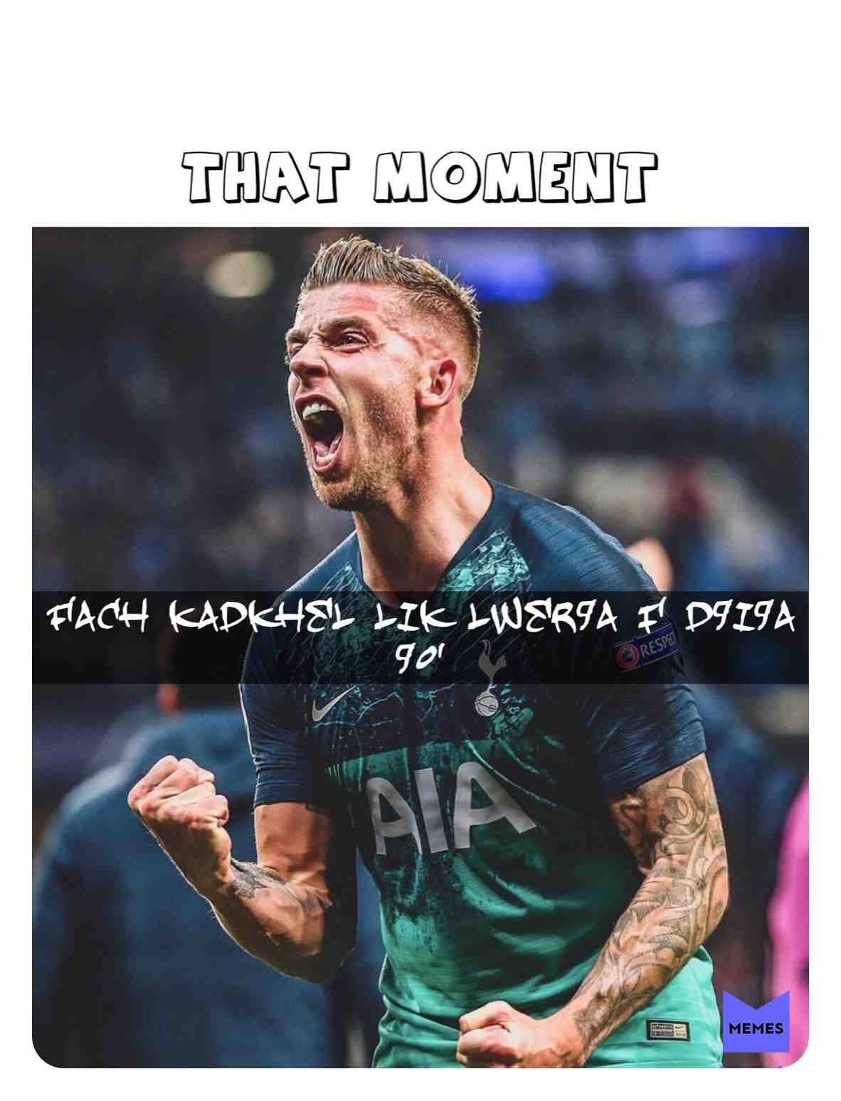 Meme shared by @jacwarters