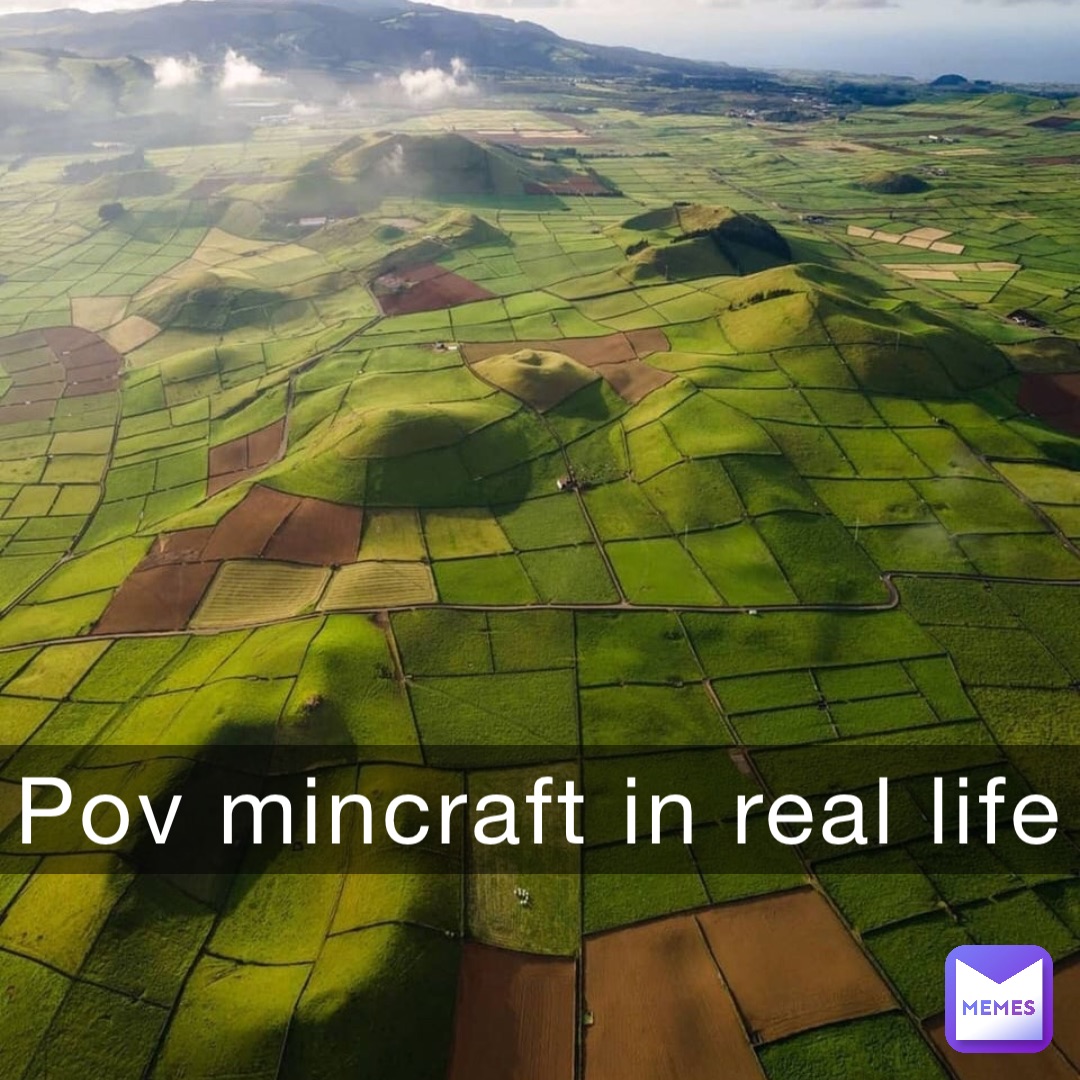 POV mincraft in real life