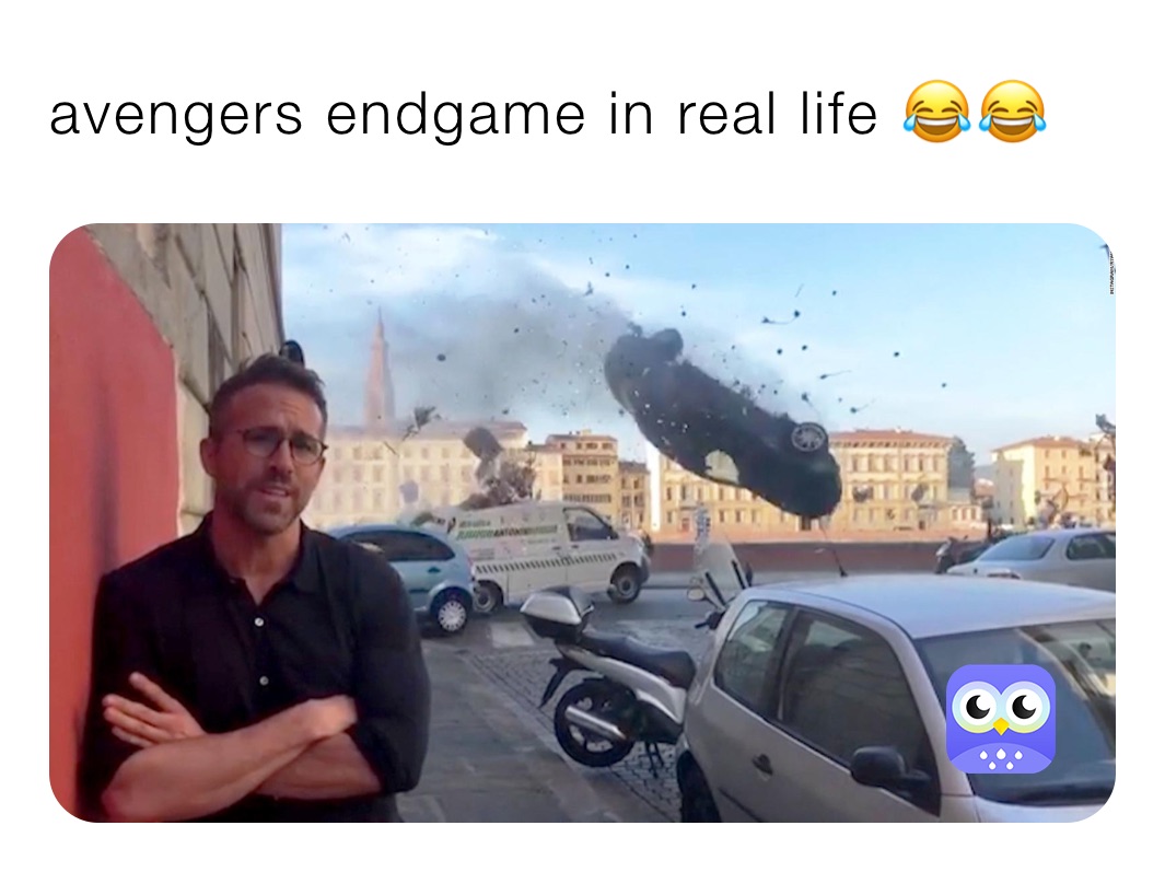 avengers endgame in real life 😂😂