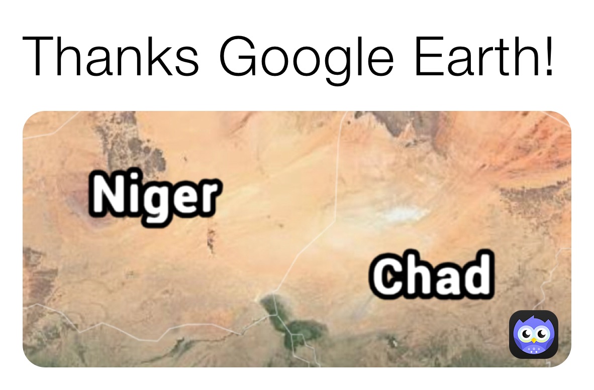 Thanks Google Earth!