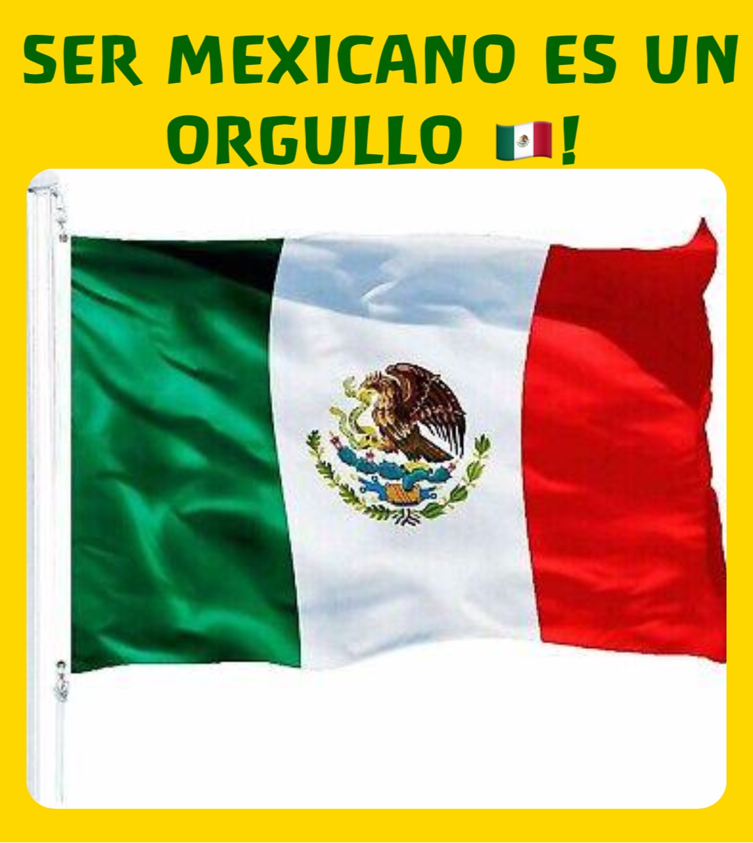 SER MEXICANO ES UN ORGULLO 🇲🇽!