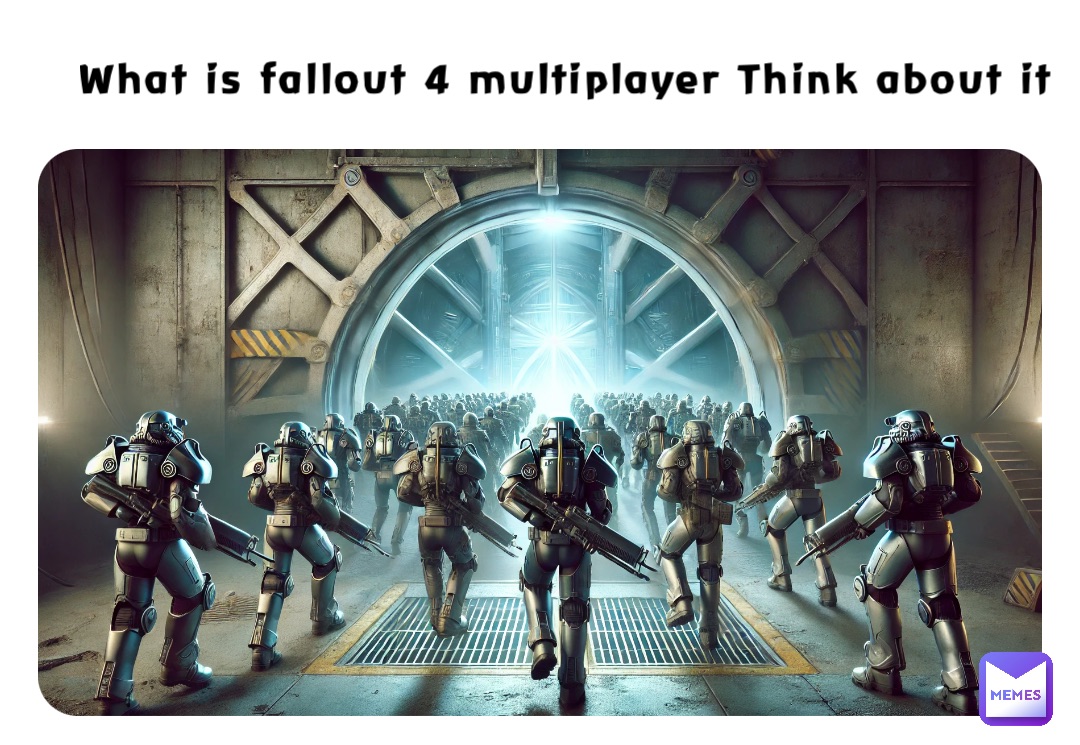 What is fallout 4 multiplayer Think about it