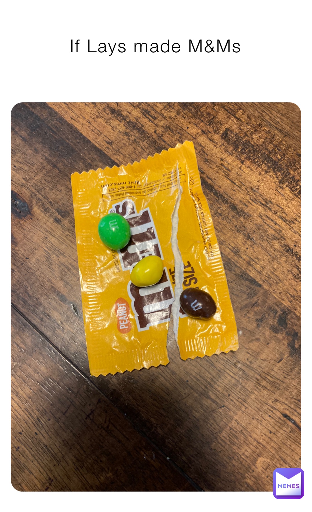 If Lays made M&Ms