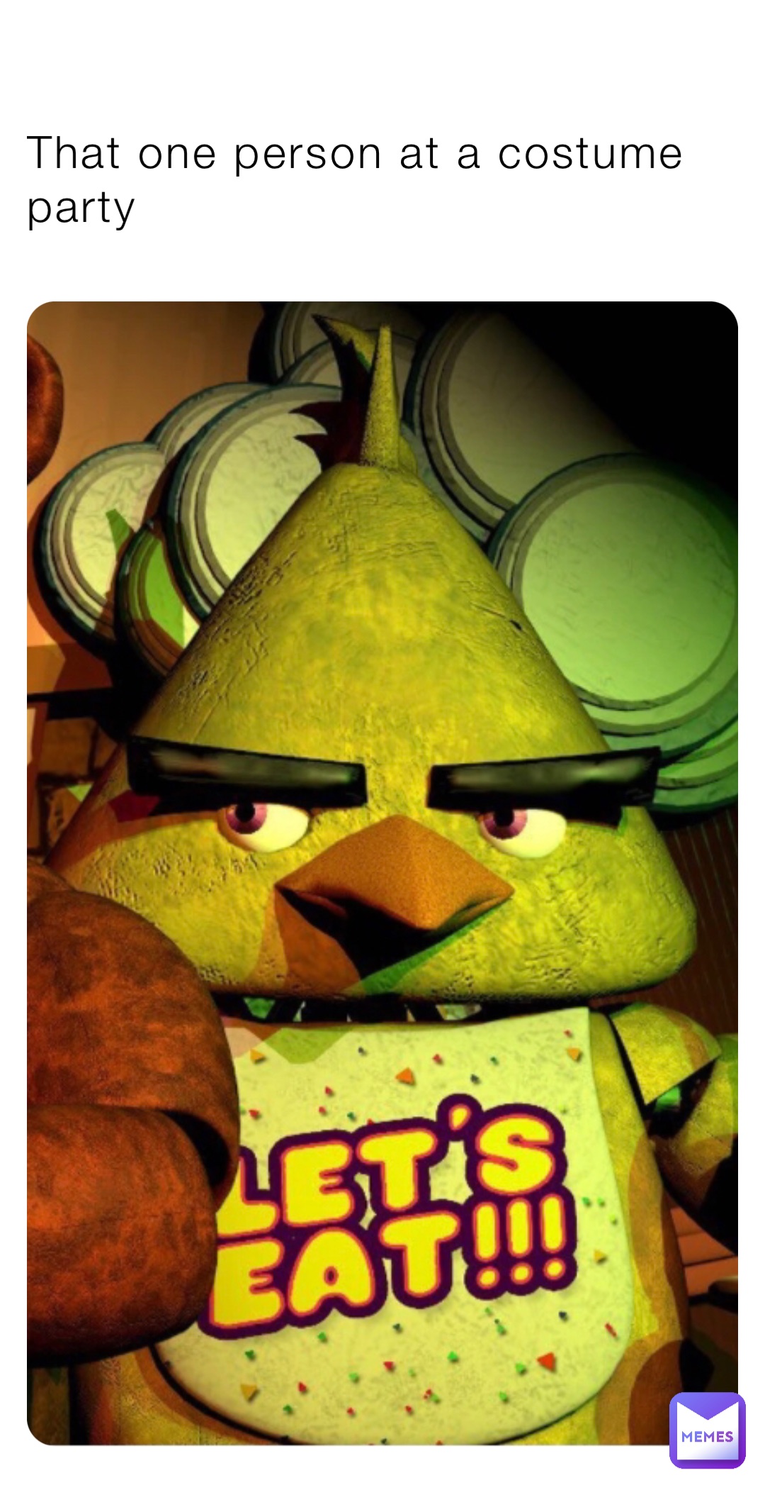 That one person at a costume party