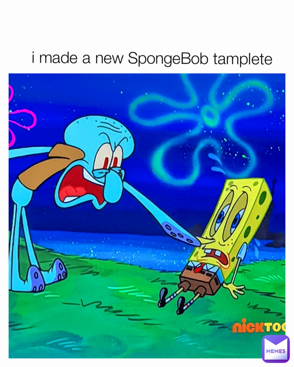 i made a new SpongeBob tamplete
