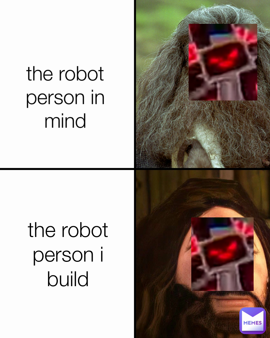 the robot person in mind the robot person i build