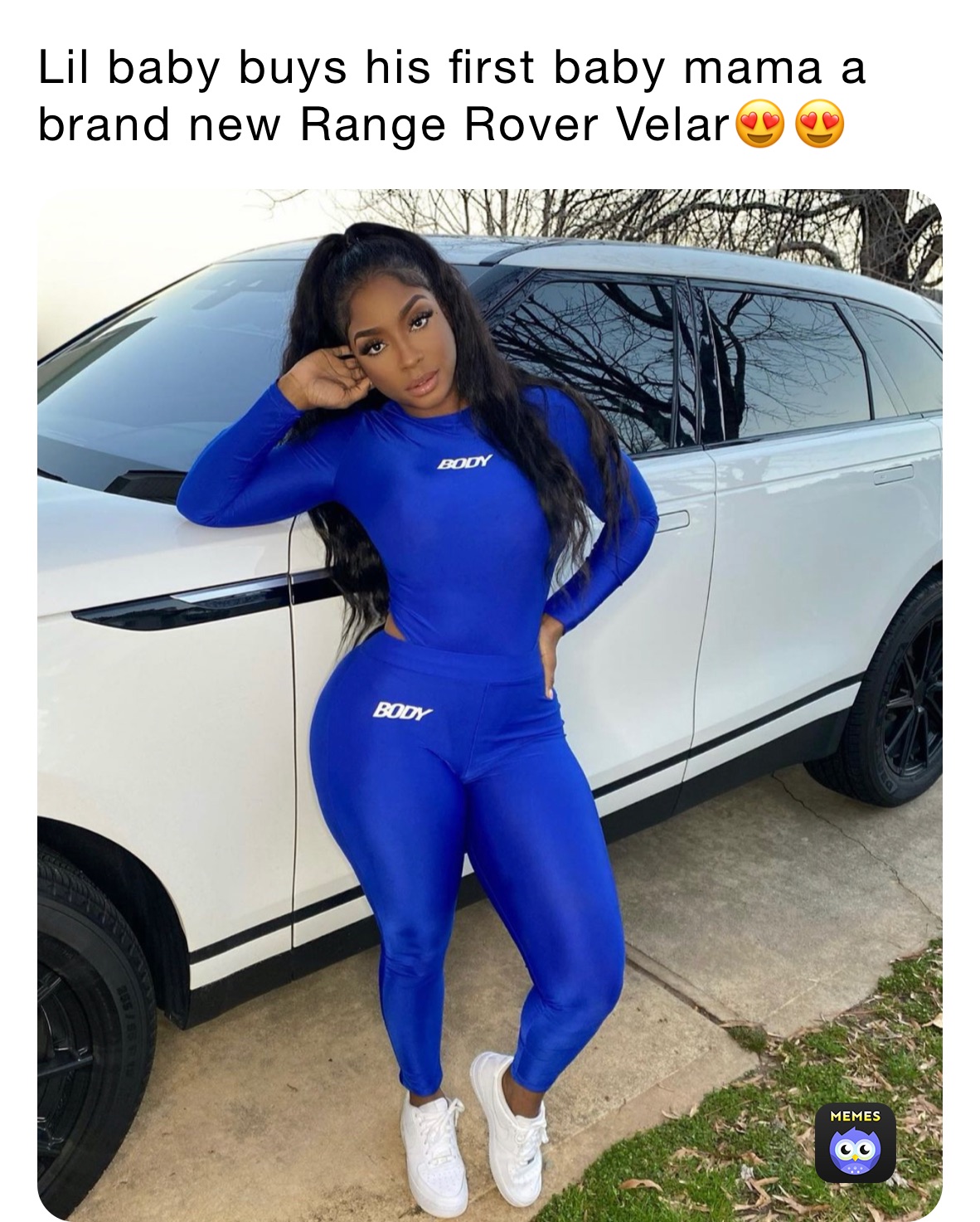 Lil baby buys his first baby mama a brand new Range Rover Velar😍😍