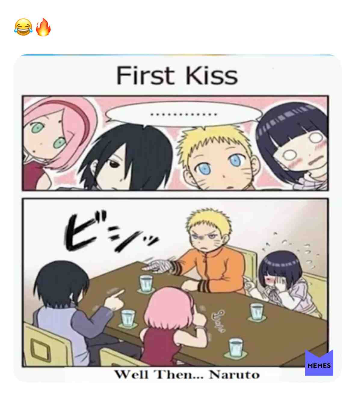 #naruto #narutomemes #memes #funnymemes #hinata #sakura #sasuke