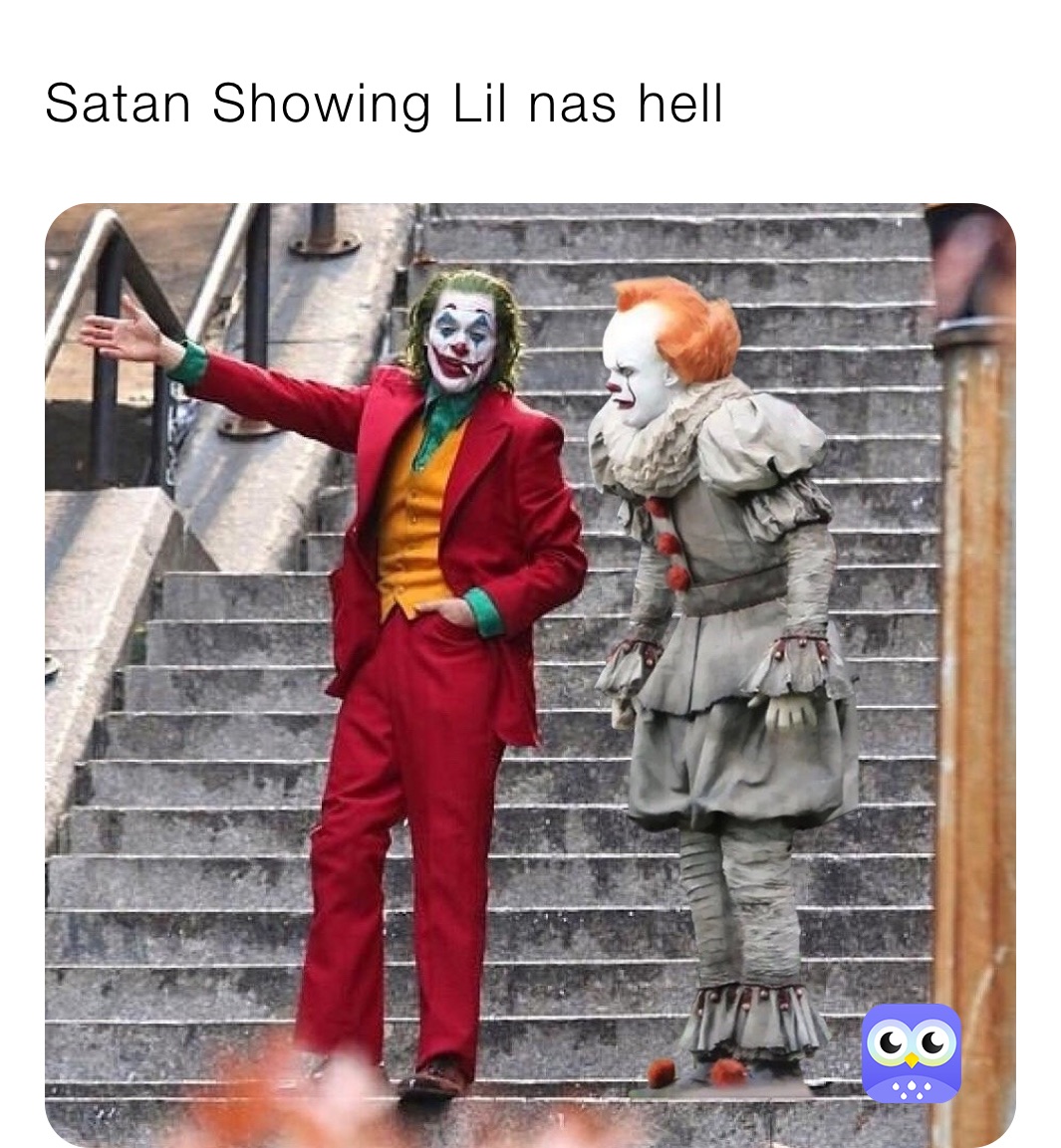 Satan Showing Lil nas hell 