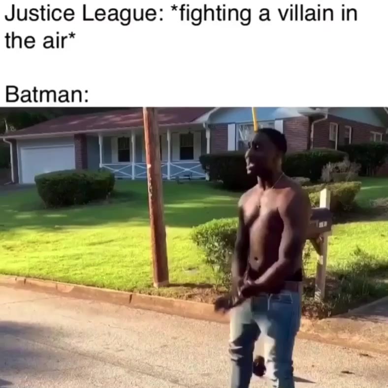 Y’all don’t want any problems with  #Batman. Those villains are better off taking an ass whooping by the other members of the  #JusticeLeague 🤣😂🤣. It’s hell to pay when it comes to the Bat  #lol