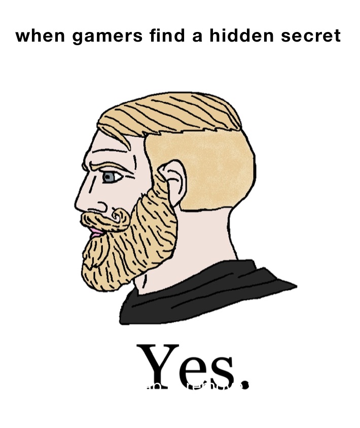 when gamers find a hidden secret