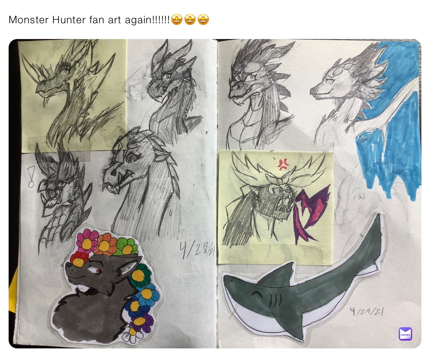 Monster Hunter fan art again!!!!!!🤩🤩🤩