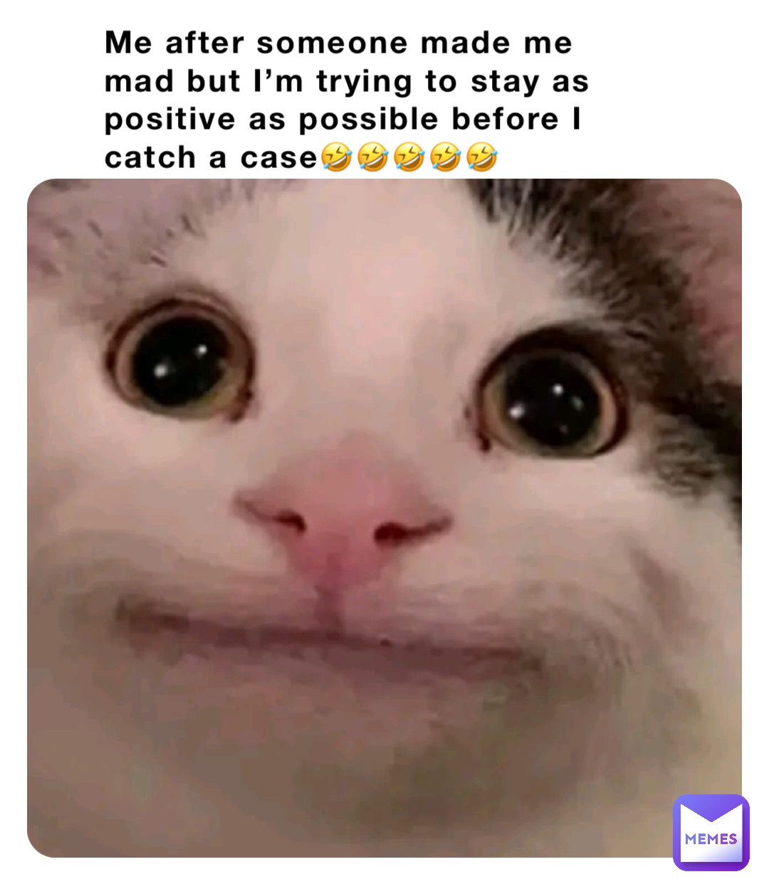 Me after someone made me mad but I’m trying to stay as positive as possible before I catch a case🤣🤣🤣🤣🤣