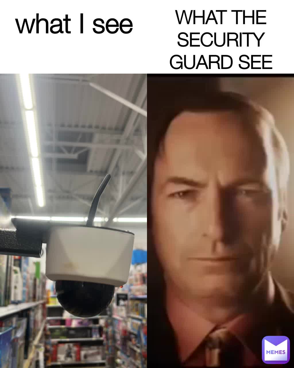 WHAT THE SECURITY GUARD SEE what I see | @meme_man445 | Memes